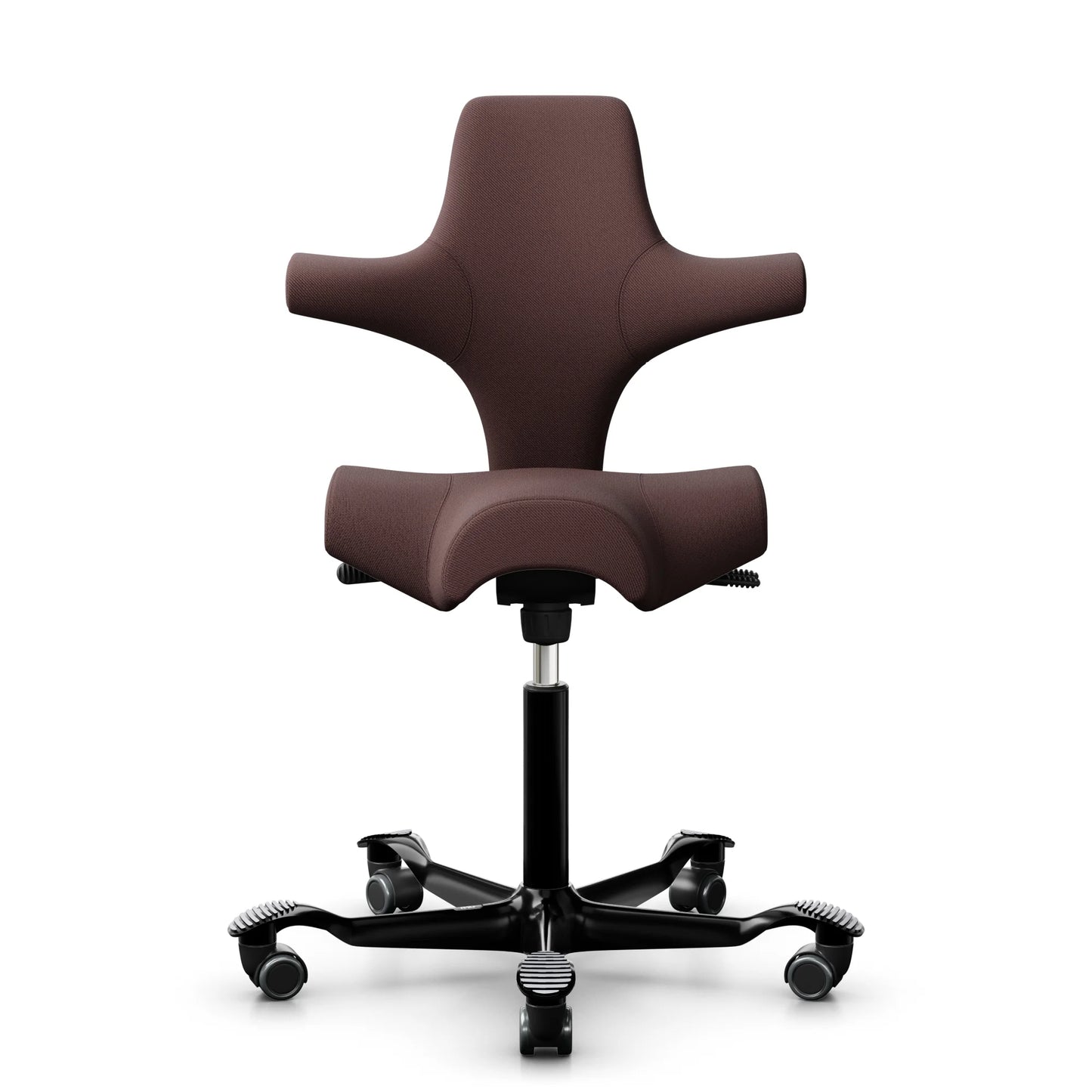HÅG Capisco 8106 - SC61186 Chestnut / Black / 200 mm / Wheels for hard floor