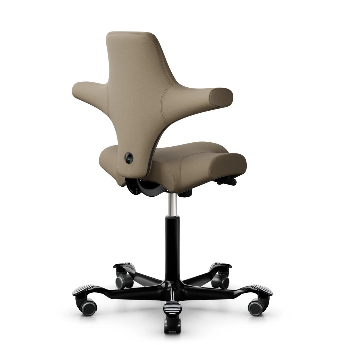 HAG Capisco 8106 - SC61184 Marrone chiaro / Nero / 200 mm / Ruote universali