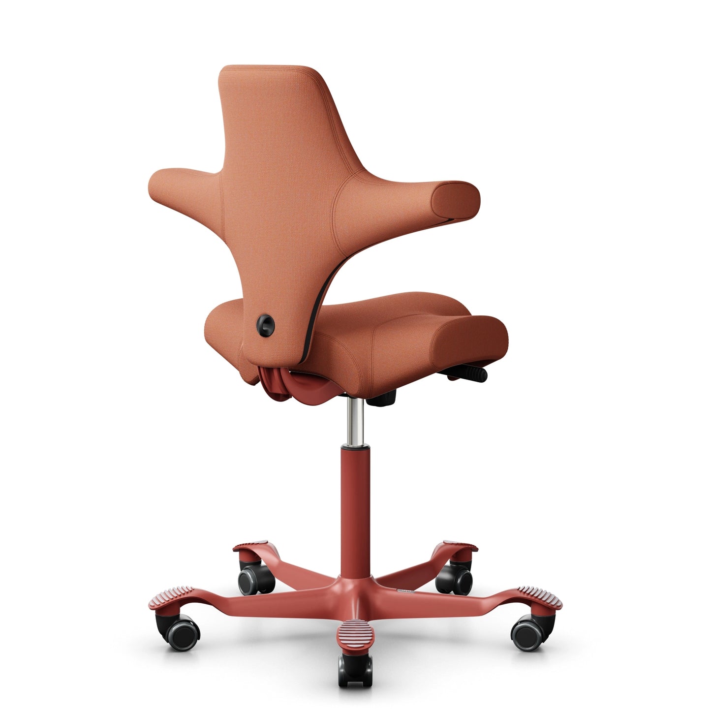 HÅG Capisco 8106 - CPT4301 Koralle / Blush Rose / 200 mm / Rollen für harte Böden