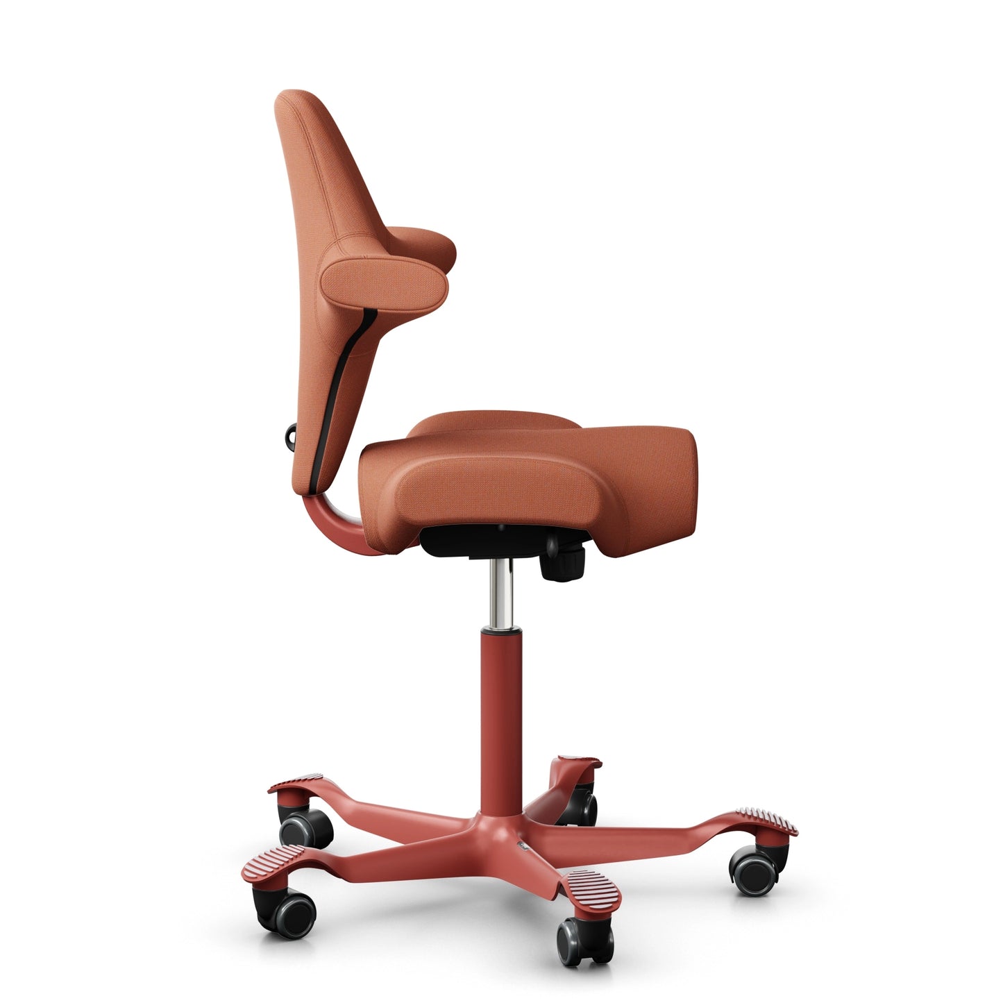 HÅG Capisco 8106 - CPT4301 Koralle / Blush Rose / 200 mm / Rollen für harte Böden