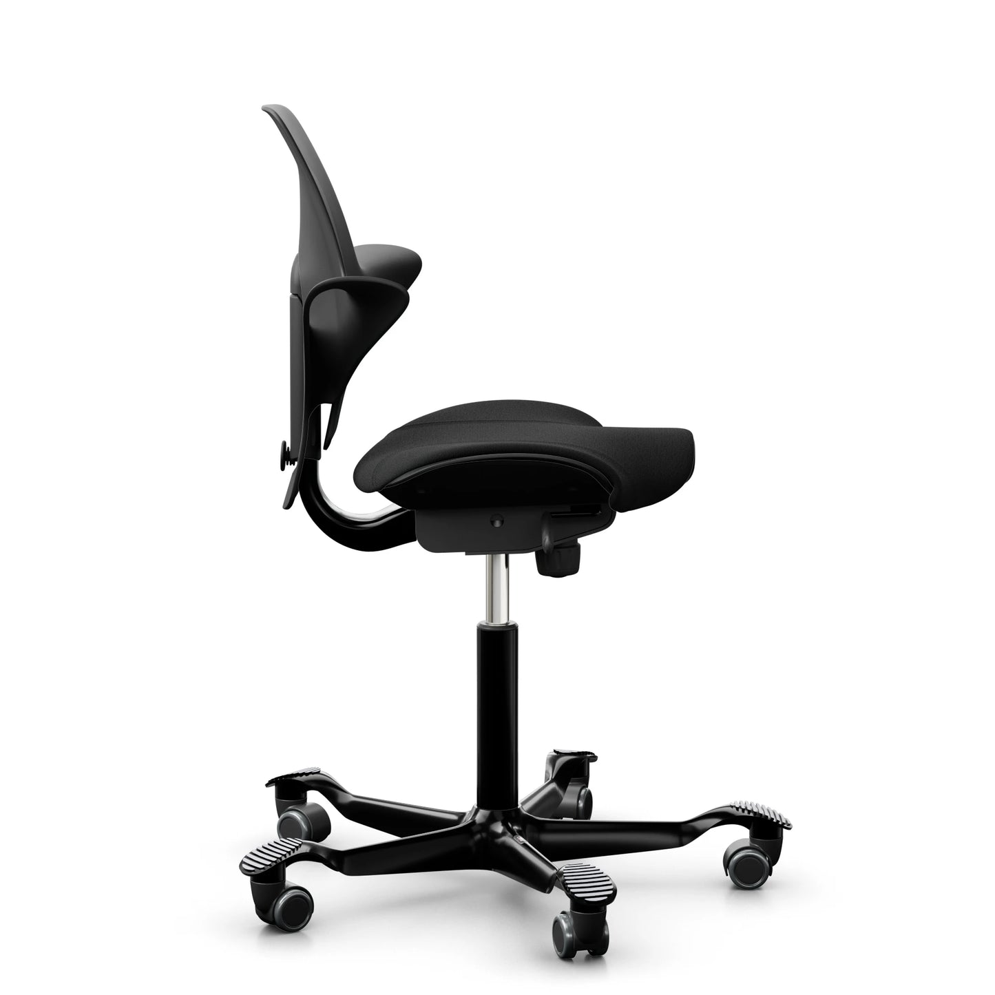HÅG Capisco Puls 8020 - SC60999 Black / Black / 200 mm / Wheels for hard floor