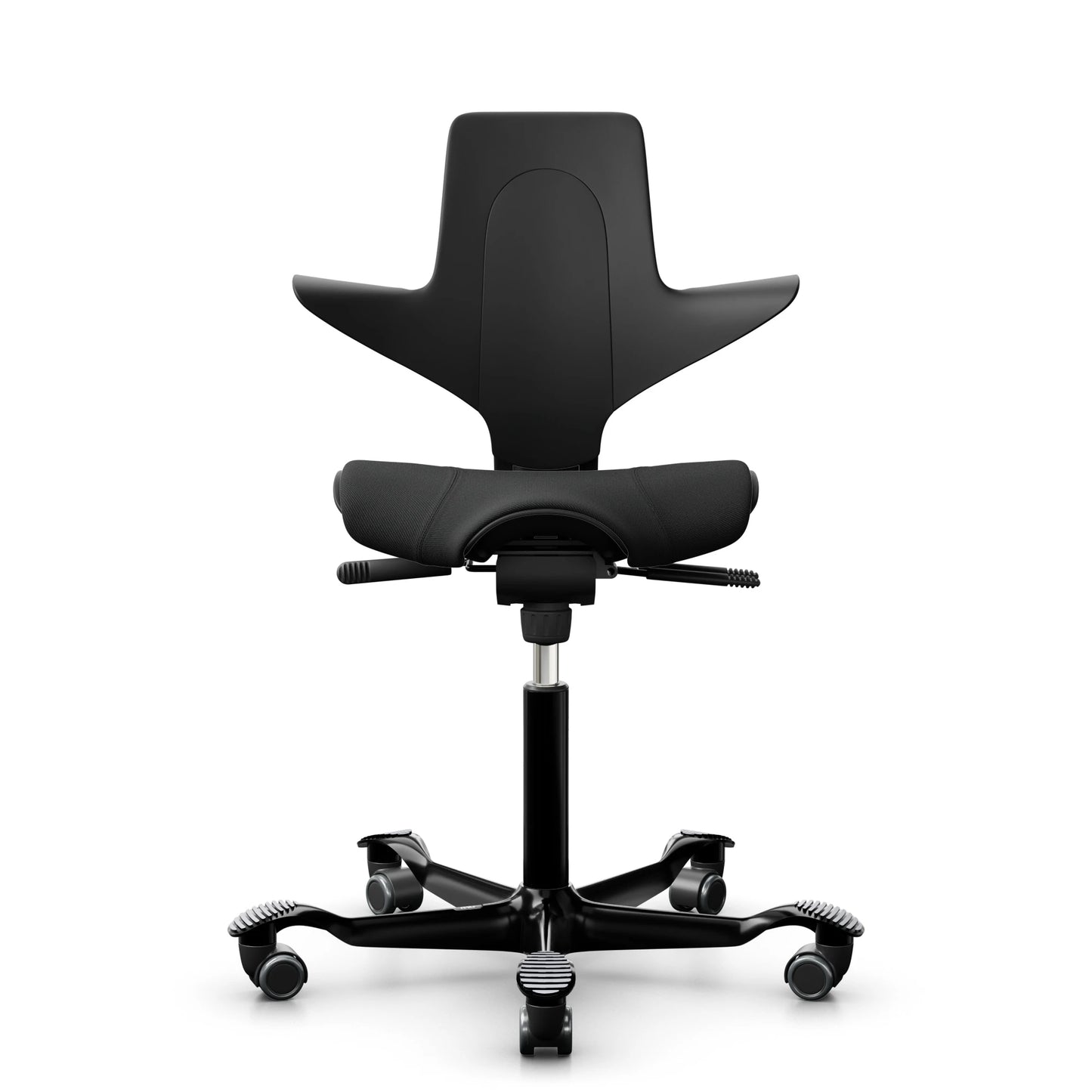 HÅG Capisco Puls 8020 - SC60999 Black / Black / 200 mm / Wheels for hard floor