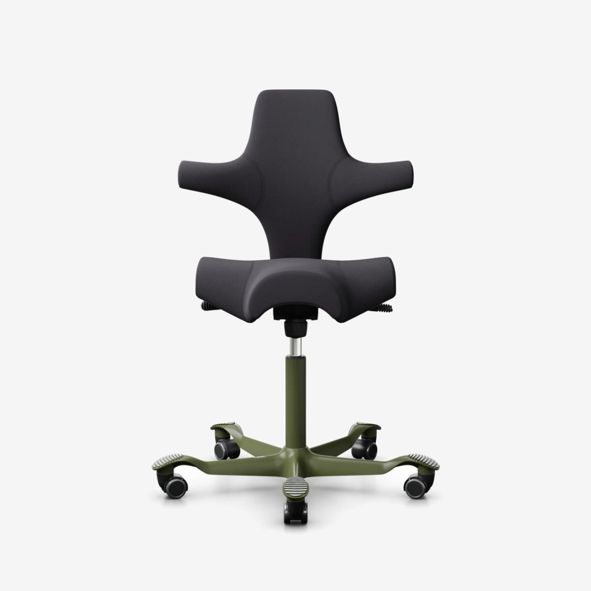 HÅG Capisco 8106, Xtreme Anthrazit (EXR145), Gestell Moss Grey