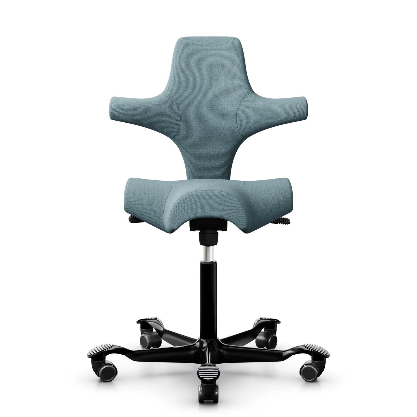 HÅG Capisco 8106 - SC67098 Glacier blue / Black / 200 mm / Wheels for hard floor