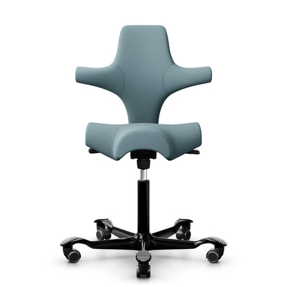 HÅG Capisco 8106 - SC67098 Glacier blue / Black / 200 mm / Wheels for hard floor