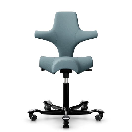 HÅG Capisco 8106 - SC67098 Glacier blue / Black / 200 mm / Wheels for hard floor