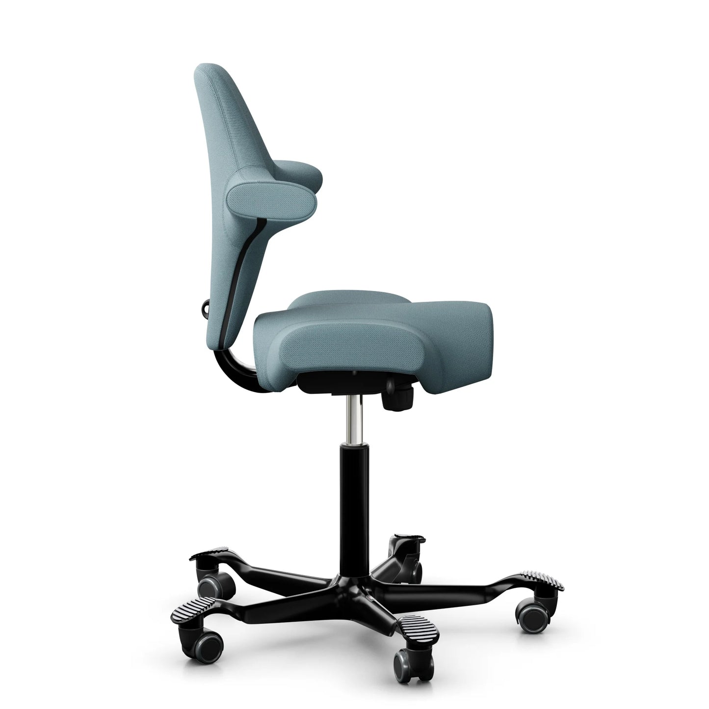 HÅG Capisco 8106 - SC67098 Glacier blue / Black / 200 mm / Wheels for hard floor