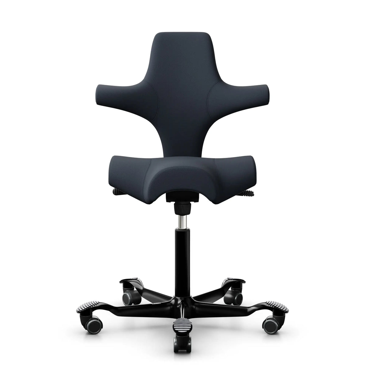 HAG Capisco 8106 - CLP66165 Blu / Nero / 200 mm / Ruote universali