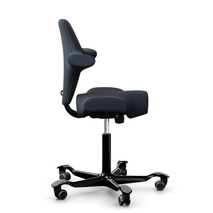 HAG Capisco 8106 - CLP66165 Blu / Nero / 200 mm / Ruote universali
