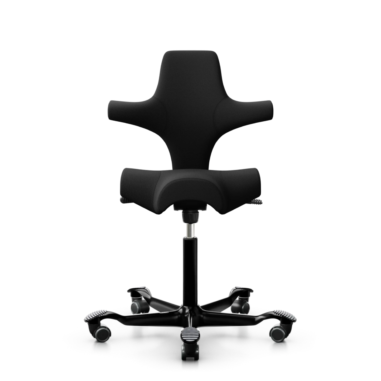 HÅG Capisco 8106 - SC60999 / Black / 200 mm / Wheels for hard floor (Showroom model)