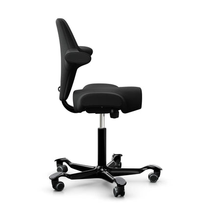 HÅG Capisco 8106 - SC60999 Black / Black / 200 mm / Wheels for hard floor