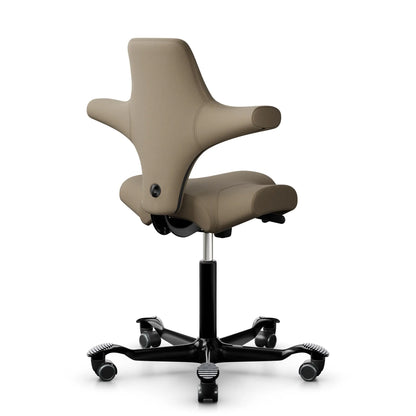 HAG Capisco 8106 - SC61184 Marrone chiaro / Nero / 200 mm / Ruote universali