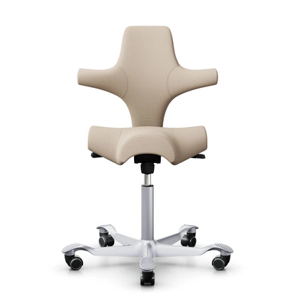 HAG Capisco 8106 - SC61188 Beige claro / Plata / 200 mm / Ruedas universales
