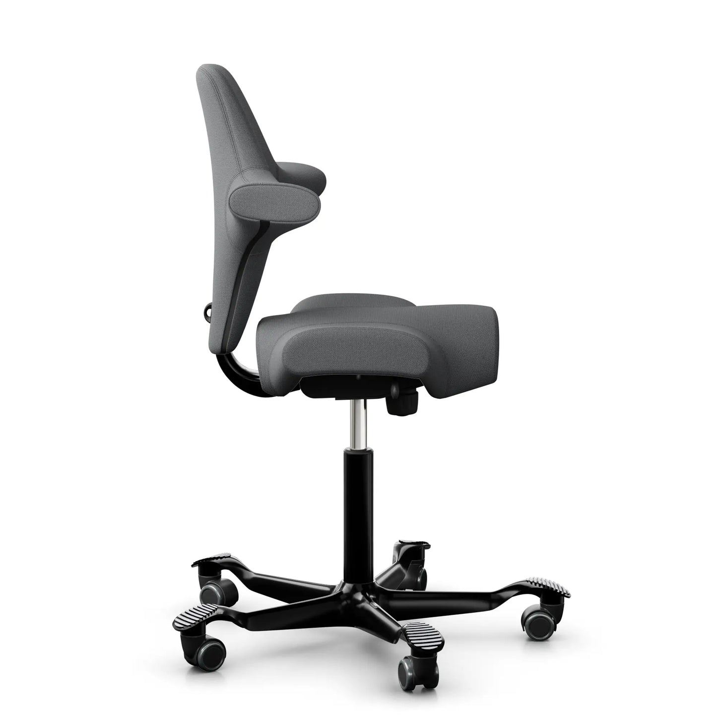 HÅG Capisco 8106 - CLP60110 Gris claro / Negro / 200 mm / Ruedas para suelos duros (Modelo de exposición)