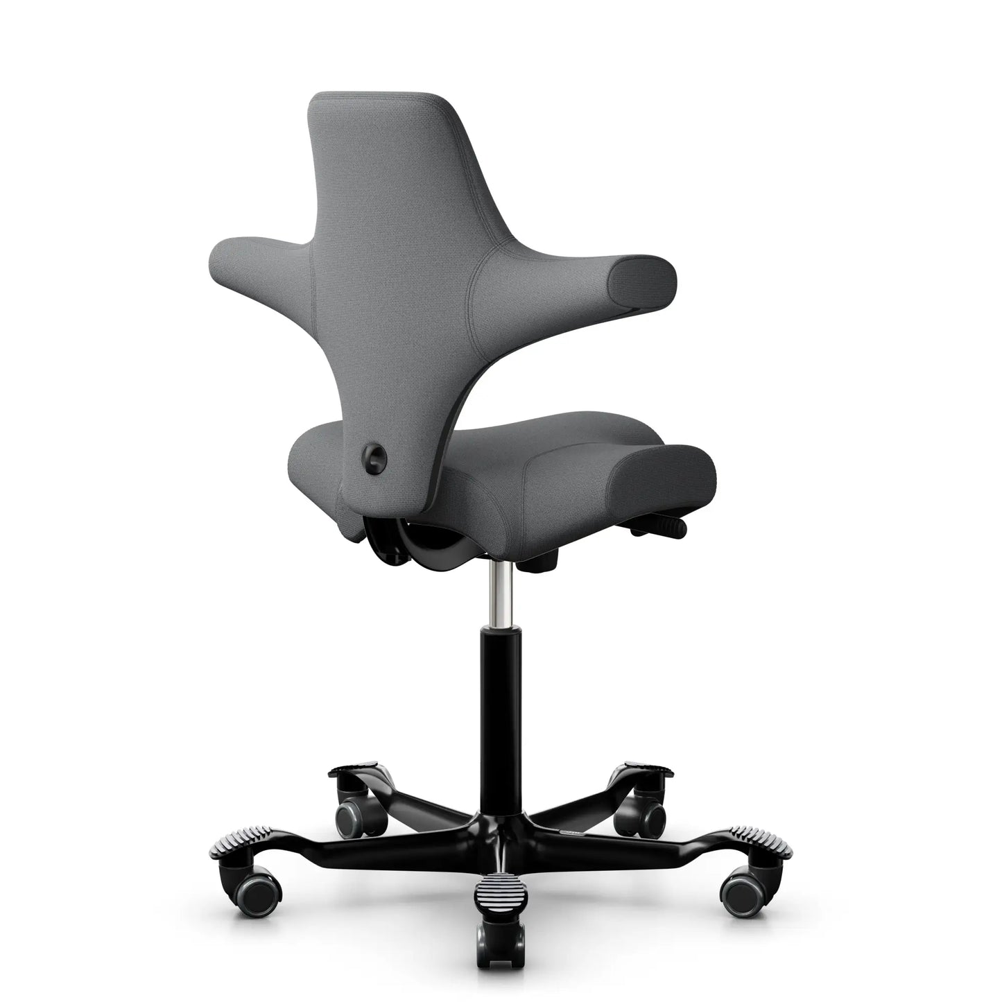 HÅG Capisco 8106 - CLP60110 Gris claro / Negro / 200 mm / Ruedas para suelos duros (Modelo de exposición)