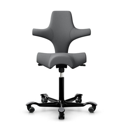 HÅG Capisco 8106 - CLP60110 Gris claro / Negro / 200 mm / Ruedas para suelos duros (Modelo de exposición)