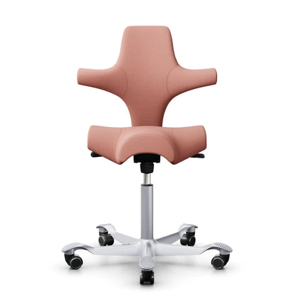 HÅG Capisco 8106 - SC64213 Light Blush / Zilver / 200 mm / Universele wielen