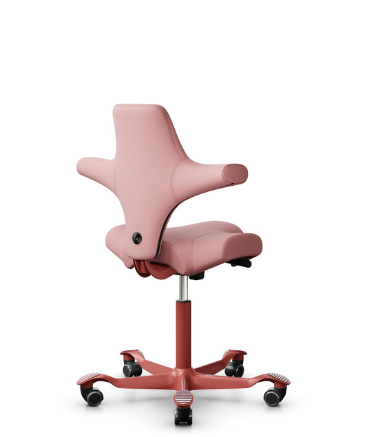 HÅG Capisco 8106 - Special Edition - Steelcut Quartet STQ534 Pink / Blush Rose