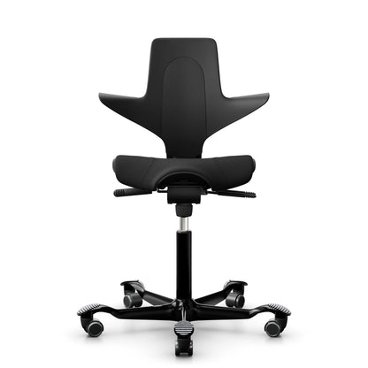 HÅG Capisco Puls 8020 - EXR009 Black / Black / 200 mm / Wheels for hard floor