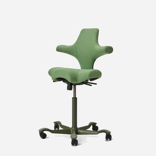 HÅG Capisco 8106 - Special Edition - Divina 3 - 0856 Green / Moss Grey