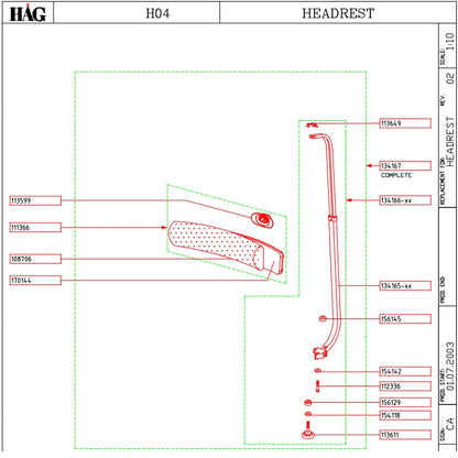 HÅG H04 Spare Parts