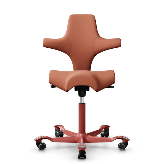 HÅG Capisco 8106 - CPT4301 Koralle / Blush Rose / 200 mm / Rollen für harte Böden
