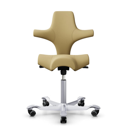 HÅG Capisco 8106 - SC62097 Light Ochre / Silver / 200 mm / Universal Wheels