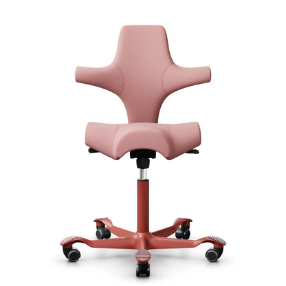 HÅG Capisco 8106 - Special Edition - Steelcut Quartet STQ534 Pink / Blush Rose