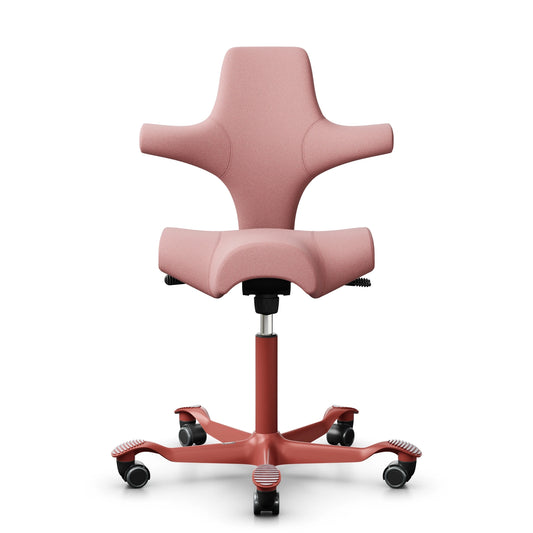 HÅG Capisco 8106 - Special Edition - Steelcut Quartet STQ534 Pink / Blush Rose