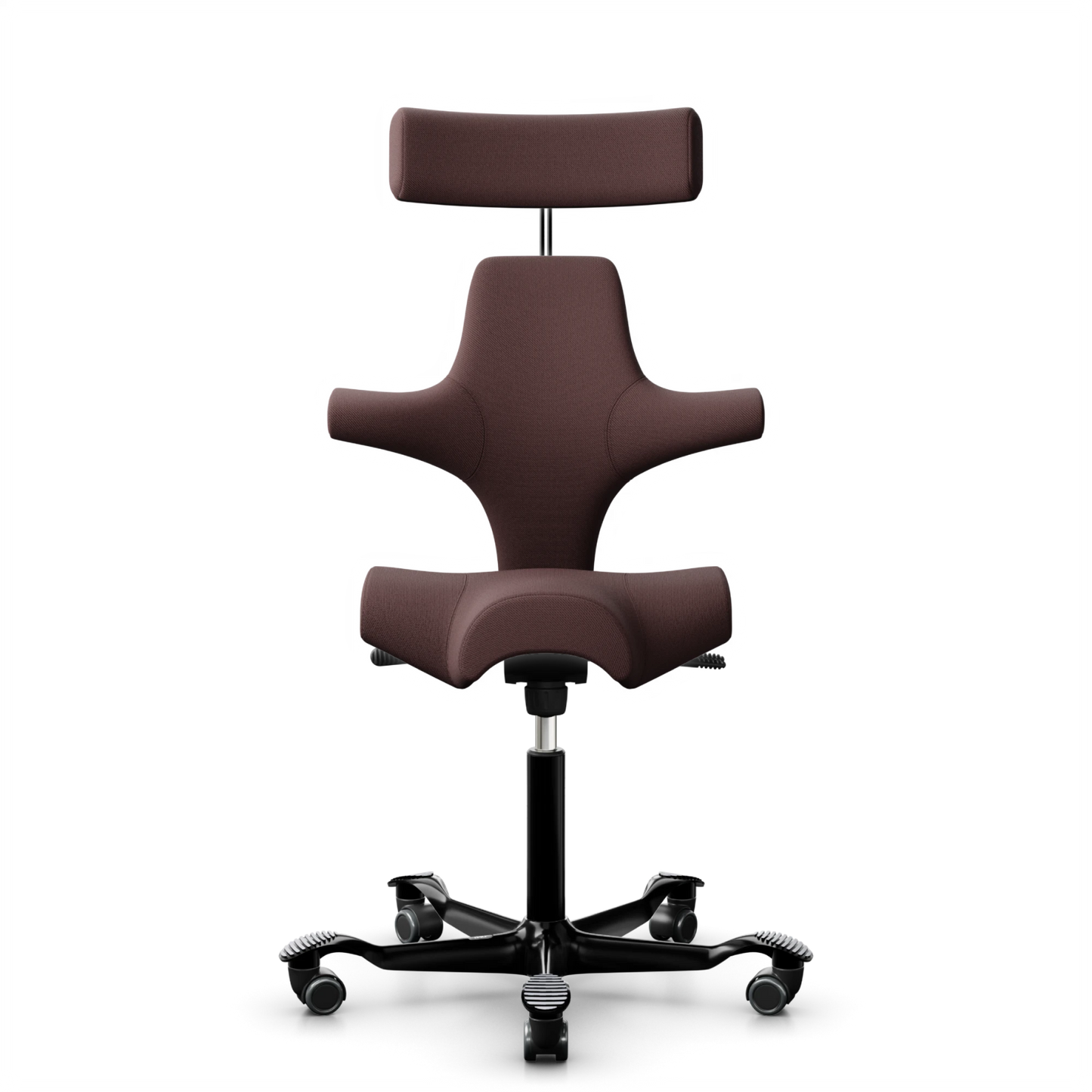 HÅG Capisco 8107 - SC61186 Chestnut / Black / 265 mm / Wheels for hard floor (Showroom model)