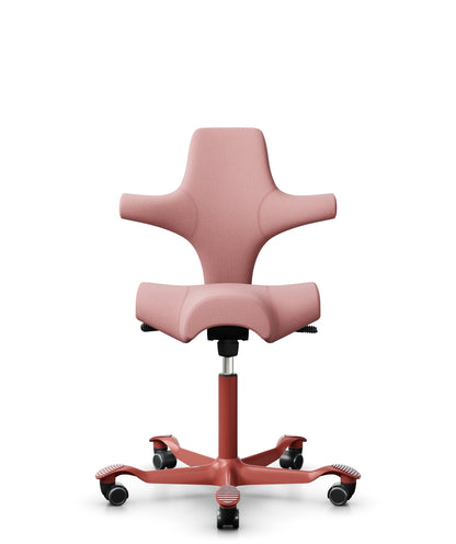 HÅG Capisco 8106 - Special Edition - Steelcut Quartet STQ534 Pink / Blush Rose