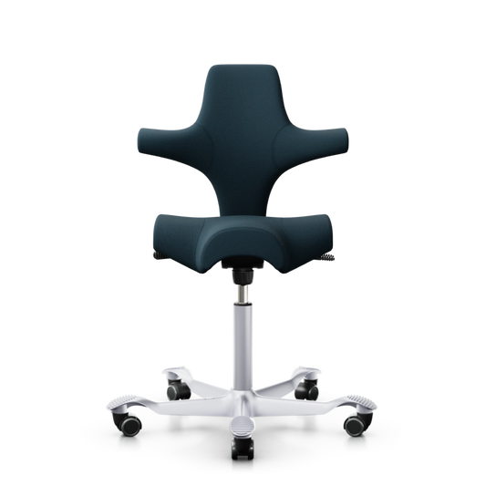 HÅG Capisco 8106 - SC66194 Blue / Silver / 265 mm / Wheels for hard floor (Showroom Model)