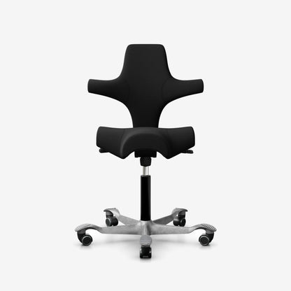 HÅG Capisco 8106, Xtreme Schwarz (EXR009), Gestell Tumbled