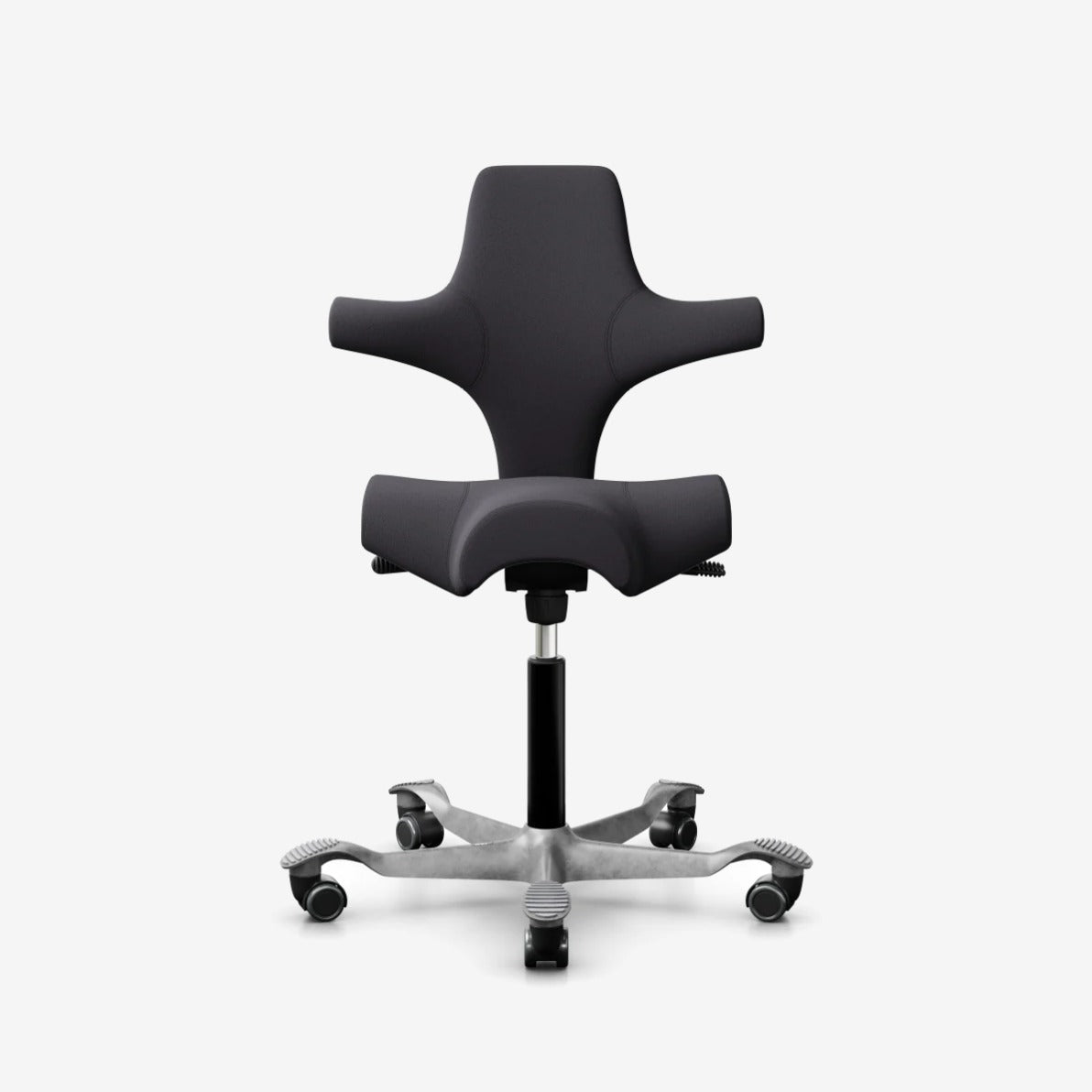 HÅG Capisco 8106, Xtreme Anthrazit (EXR145), Gestell Tumbled
