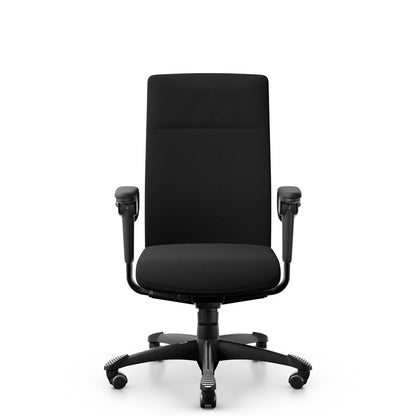 HÅG Tribute 9021 executive chair in black, front view