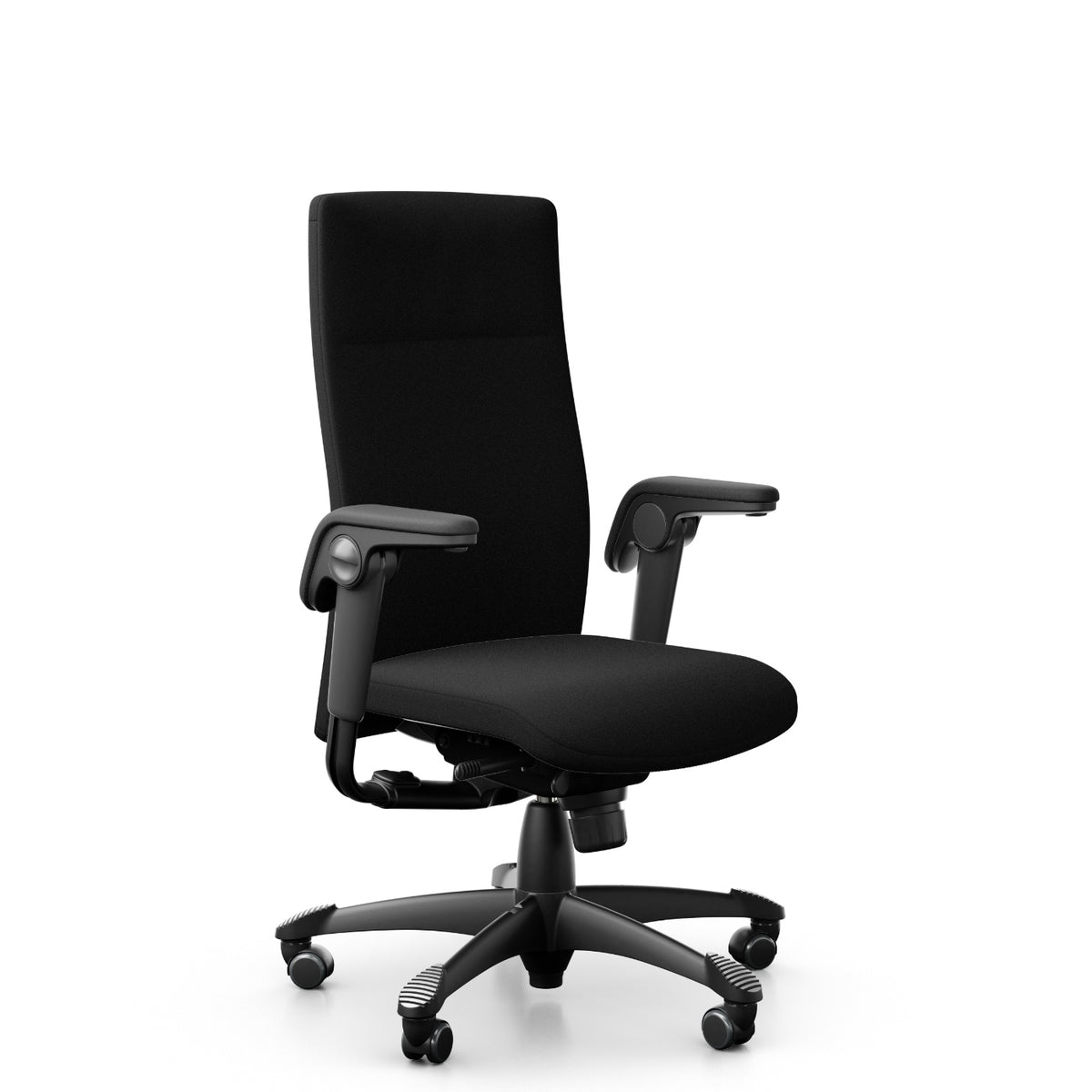 HÅG Tribute 9021 in black, three-quarter view