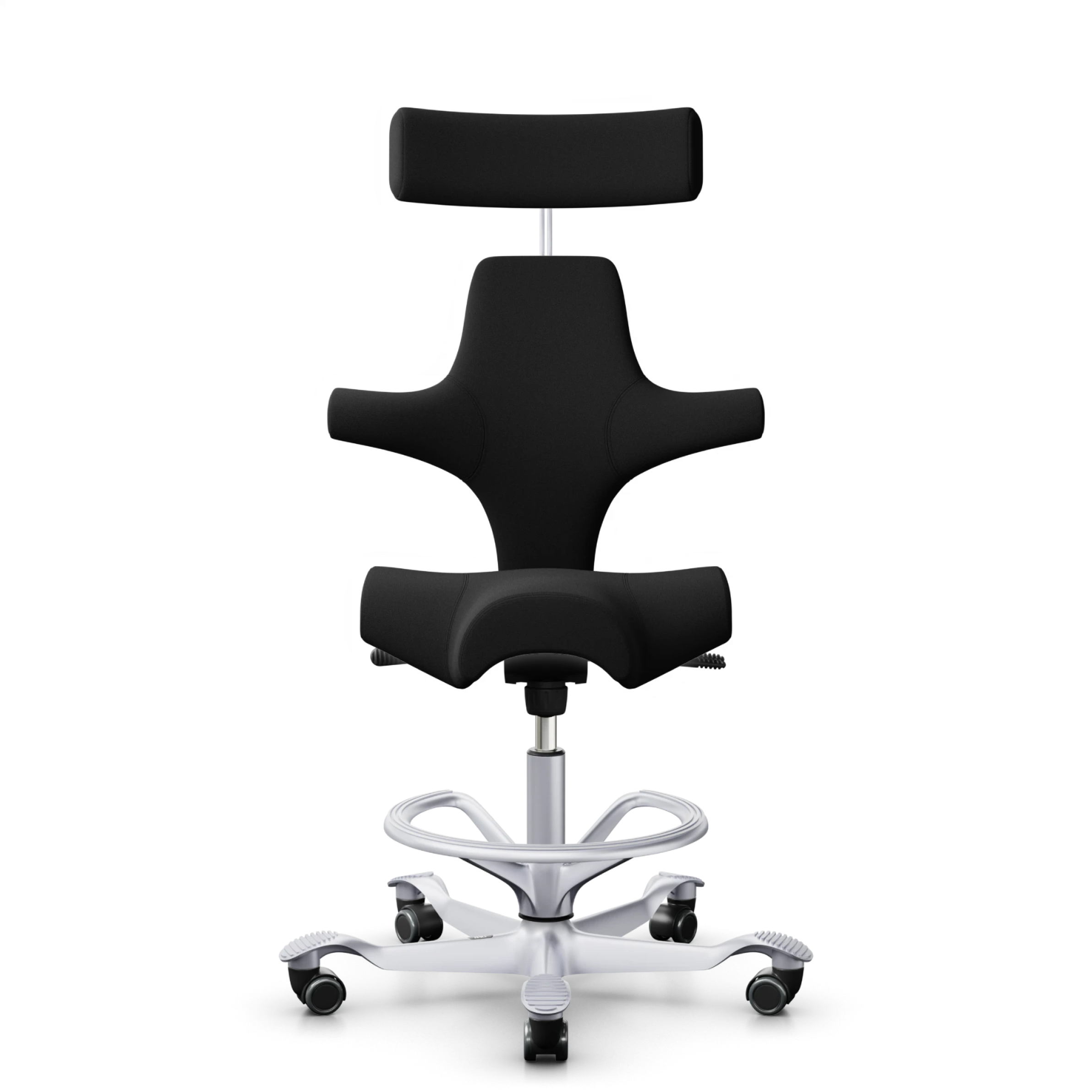 HÅG Capisco 8107 - EXR009 Black / Silver / 200 mm - Outlet - HÅG Office