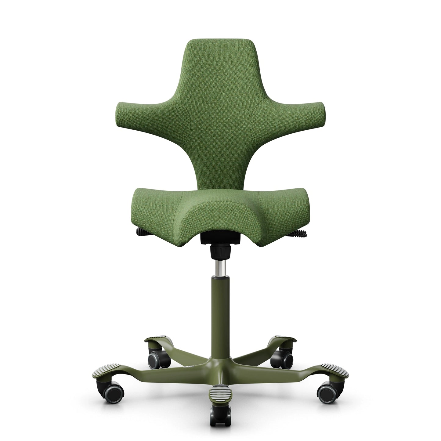 HAG Capisco 8106 – MLF018 Grün / Moss Grey / 200 mm / Universalrollen