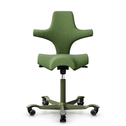 HAG Capisco 8106 – MLF018 Grün / Moss Grey / 200 mm / Universalrollen