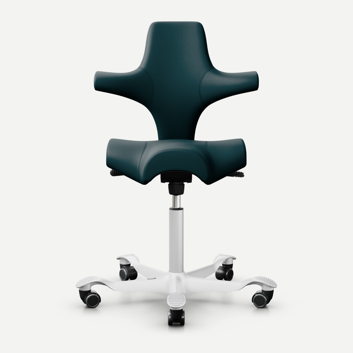 HÅG Capisco 8106 Medical in Valencia Biosense Teal faux leather with white frame