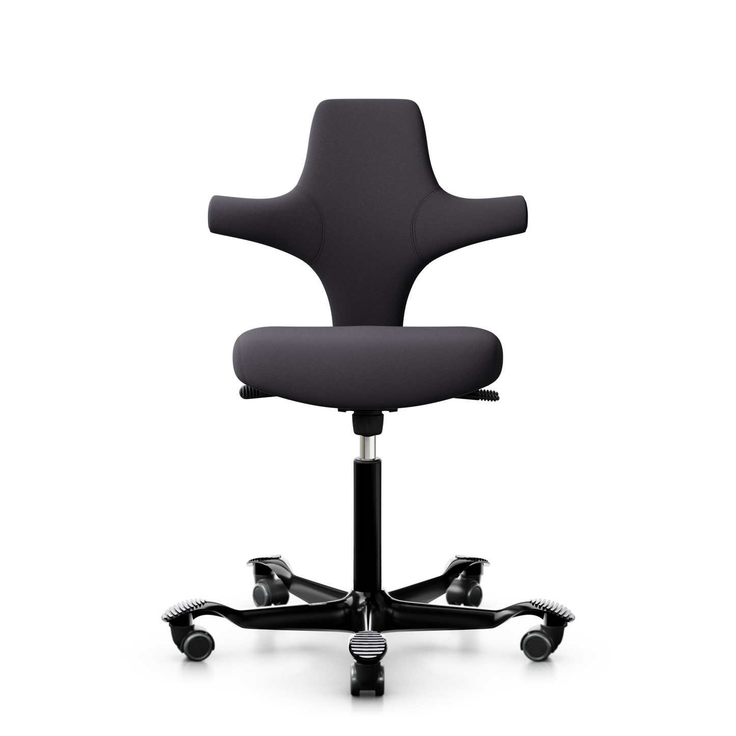 HÅG Capisco 8126 - EXR145 Charcoal / Black / 200 mm / Wheels for hard floor (Showroom model)