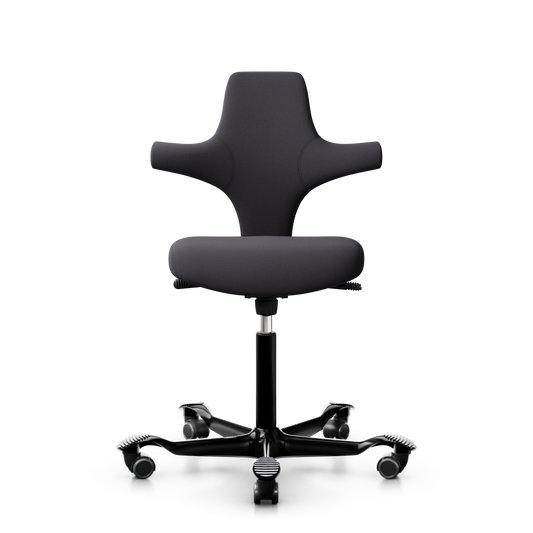 HÅG Capisco 8126 - EXR145 Charcoal / Black / 200 mm / Wheels for hard floor (Showroom model)