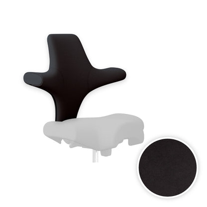 HÅG Capisco backrest cover in Comfort+ Black CMF60009