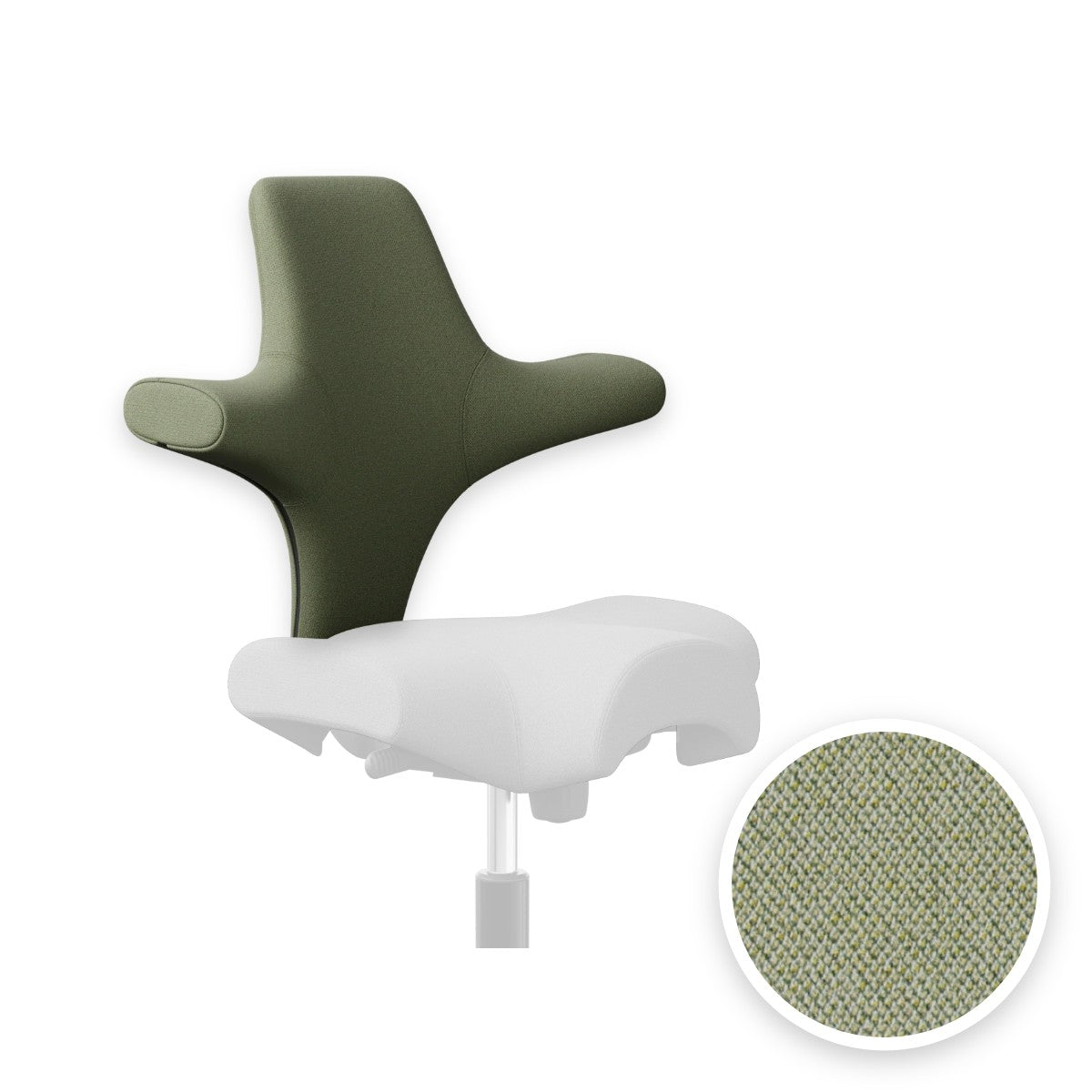 HÅG Capisco backrest cover in Capture Green-grey CPT5101