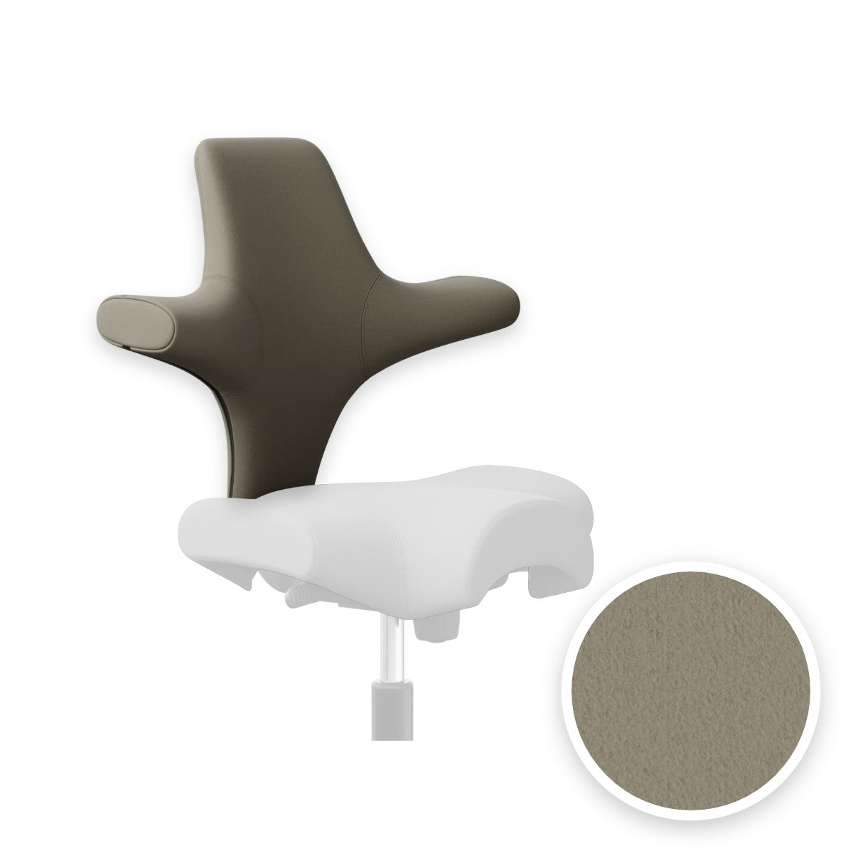 HÅG Capisco backrest cover in Focus Warm grey FC61042