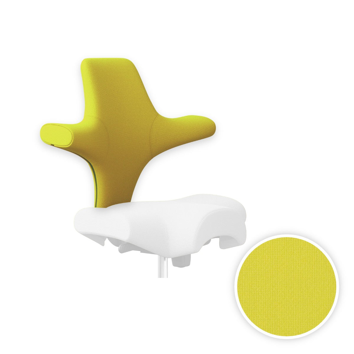 HÅG Capisco backrest cover in Fame Yellow FM62067