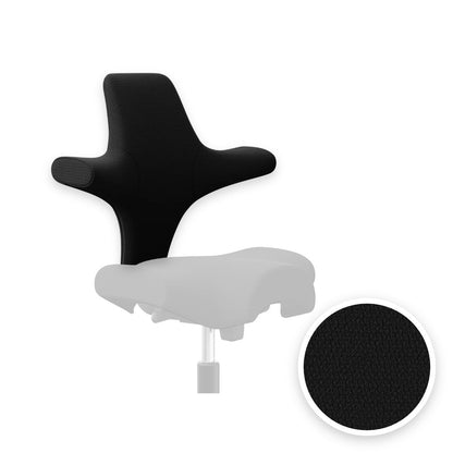 HÅG Capisco backrest cover in Sirdal Black SRD190
