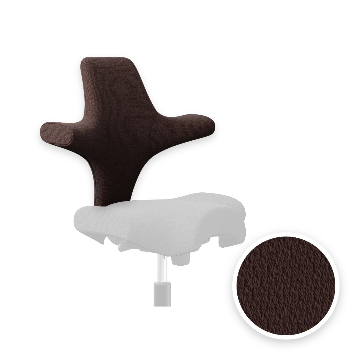 HÅG Capisco backrest cover in Sirdal Chestnut SRD480