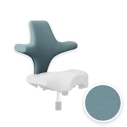 HÅG Capisco backrest cover in Sirdal Blue SRD730