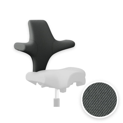 HÅG Capisco backrest cover in Steelcut Trio 3 Grey STT153